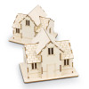 House Wooden Model Kits Assembled